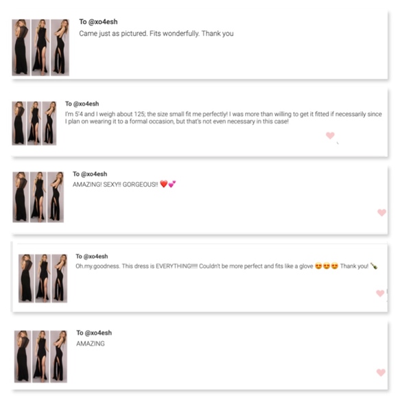 High Slit Open Side Mesh Back Black Maxi Dress - Picture 8 of 8